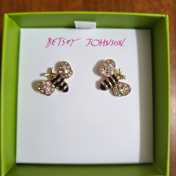 Betsey Johnson Jewelry - Betsey Johnson Bee Earrings